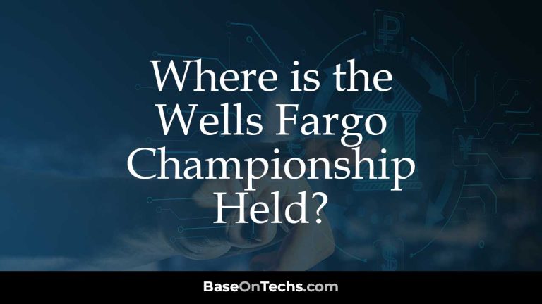 Where is the Wells Fargo Championship Held?